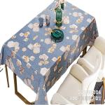 137cm*20m Waterproof Blue Golden Dining Wedding Nonwoven Waterproof Table Cloth