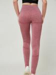 62 Waist Sweat Absorption Women Tight Yoga Pants ZH Light Grey Yoga Leggings