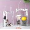 Buy cheap Custom Bag Logo PVC Gift Packaging Snap Closure Plastic PVC Clear Gift Tote Bag from wholesalers