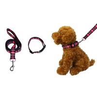 Buy cheap Bright Dog Lead And Collar Set Adjustable 30-48cm Buckledown Dog Collars product
