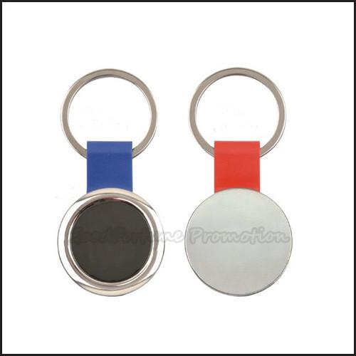 Buy cheap Hot Sale promotional logo advertising loop rotary silver keychain keyring business gift from wholesalers