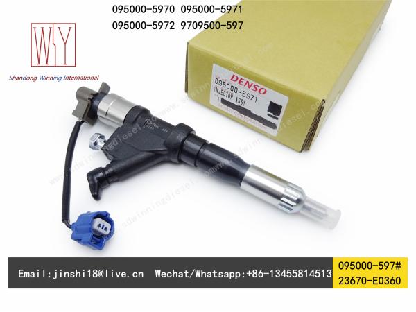 High Quality Fuel Injector 095000-597# 095000-5971 095000-5972 9709500-597 for