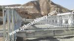 Steel Bailey Bridge, steel truss bridge , Double lane , Compact 200 bridge