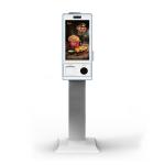 21.5 Restaurant Retail POS Kiosk Self Service Checkout Kiosk With Bill Coins