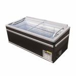 ETL Certification Supermarket Island Freezer For Meat Seafood Chicken