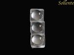 10Mm 80 Degree LED Optics Lenses , 3 Watts Led Light Components Parts SMD 5050