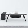 Buy cheap Modern Single Person Office Desk and Chair Stylish Furniture for Manager's Workspace from wholesalers