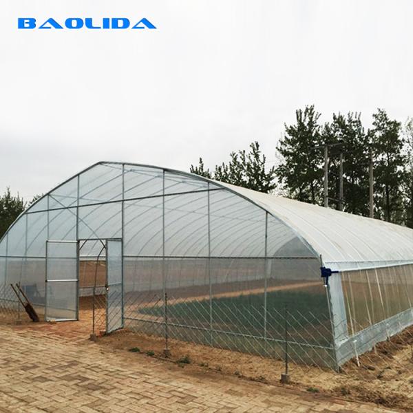 Buy cheap Vegetable Growing Tunnel Multi Span Greenhouse Plastic Film Material from wholesalers