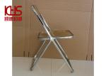 Buy cheap Nordic Fashion Foldable Crystal Plastic Chair Transparent Acrylic Dining Chairs from wholesalers