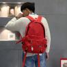 Buy cheap 2017 New Canvas Double Shoulder Bag Men'sTravel Backpack For High School Students from wholesalers