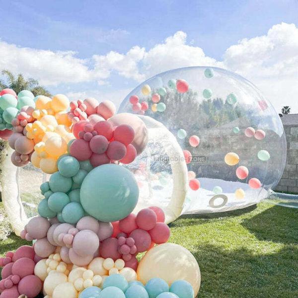 Buy cheap Blower Air Pump Inflatable Bubble House Tiny Customized Color from wholesalers