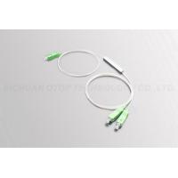 Buy cheap SC / APC Connector Optical Cable Splitter 1x2 Ratio , 0.9mm PVC Hytry and LZSH product