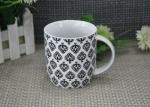 300ml Super White Porcelain Mugs With Decal FDA And CA65 Approved