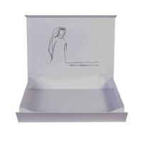 Buy cheap White Rigid Magnetic Gift Box CMYK Pantone Collapsible Paper Box product