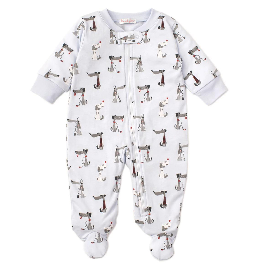 Wholesale Custom High Quality Unisex Double Zipper Bamboo Cotton Baby Romper