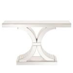 Accent Crystal Mirrored Console Table Hotel Entryway Furniture