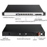 LGA1151 Intel®H170 9th I3 I5 I7 8 Gigabit LAN 4 ports 10G SFP fiber optical