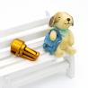 Buy cheap Factory direct sale metal accessories zinc alloy 33.9 mm length OEP color bullet lock for handbags from wholesalers