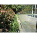 Top HandRail Indoor Frameless Glass Balustrade Staircase Guard Rail On Stairs
