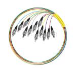 speed HXCOWO 12 Core G652D LSZH FC Fanout Bunchy Breakout Fiber Optic Pigtail