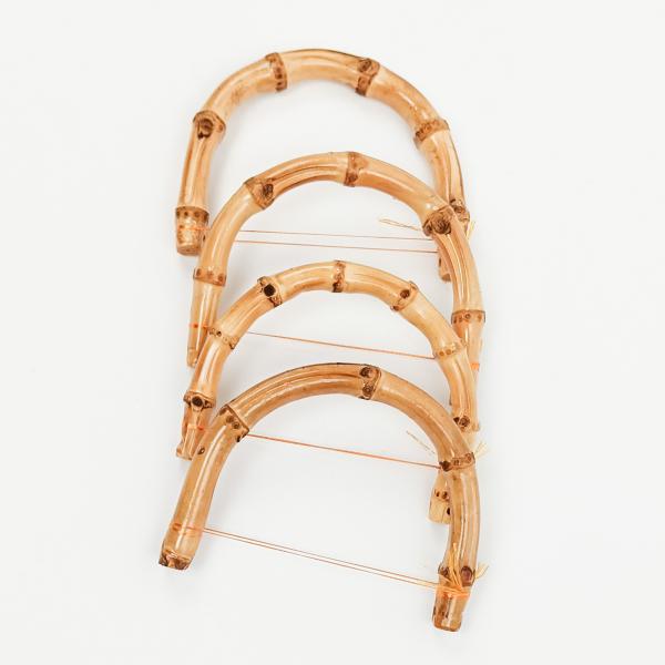 Buy cheap Round And Half Round Bamboo Bag Handle With Bamboo Root For Lady's Handbag from wholesalers