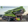 Buy cheap In 2014 Zoomlion Mercedes Benz Chassis Concrete Pump Truck 52 Meters 6 Cylinder 6 Rod from wholesalers
