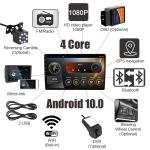 9" Android11 QLED 2DIN Car Radio 4core 2 32GB AM/FM RDS 360 Camera and Carplay