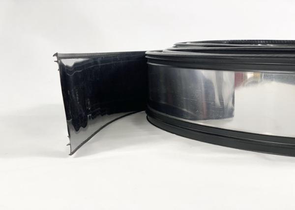 Buy cheap Black Rubber Stainless Steel Trim Cap 80MM Width Waterproof Easy Seal from wholesalers