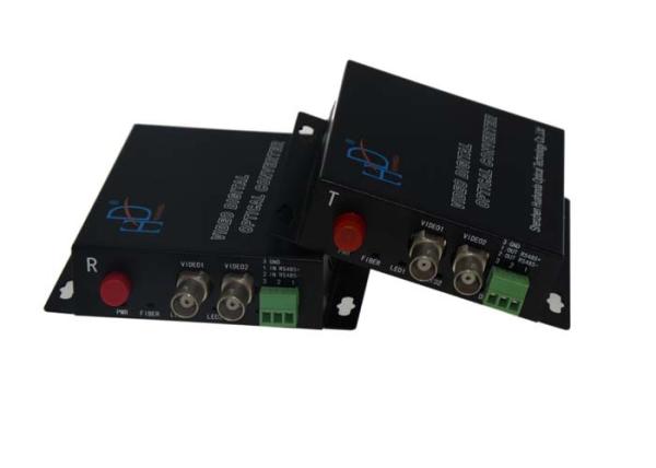 Buy cheap Black 6.5MHz Video To Fiber Converter DC5V 2A 75Ohm High Performance from wholesalers