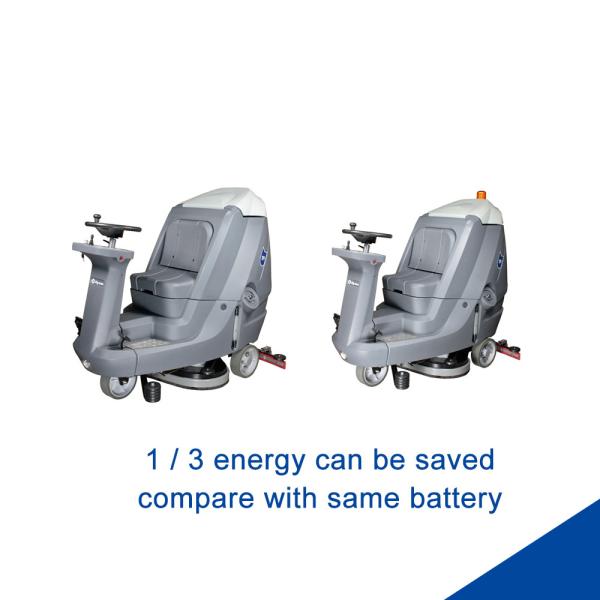 Buy cheap 180L Big Recovery Tank Ride On Floor Scrubber PE Material from wholesalers