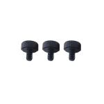 Environmental Protection Black Flower Thumb Screw Head Rolling Straight Grain