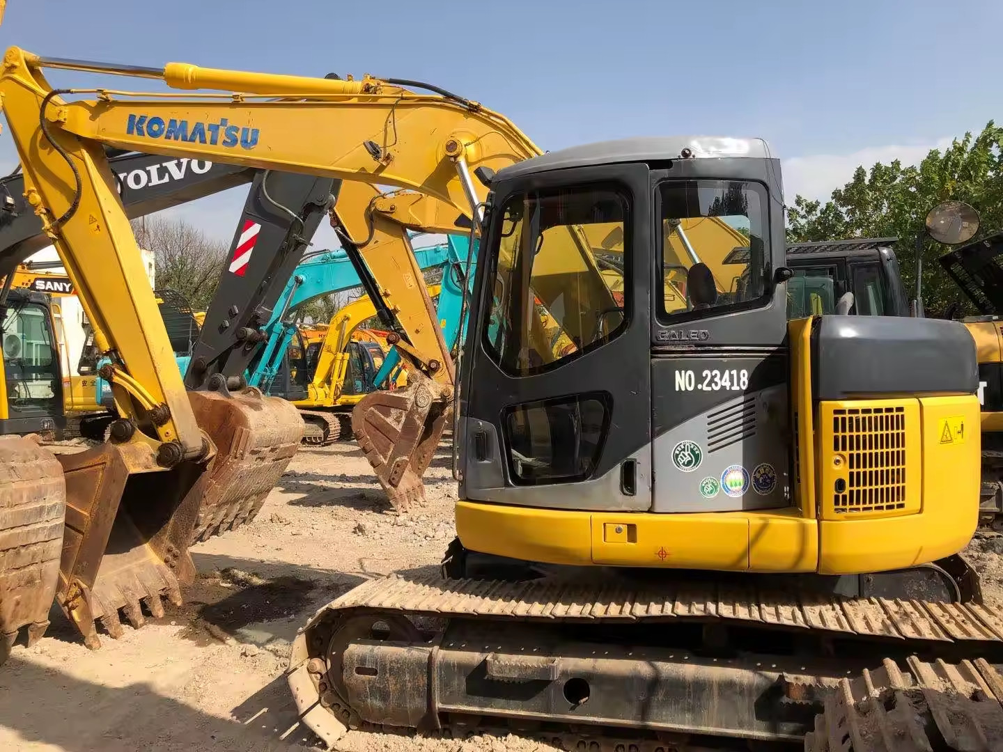 Secondhand Construction Engineering Digger Original Used Komatsu Pc138 Excavator