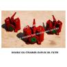 Buy cheap Dual Low Pressure Crude Oil Filter For Oil Separator Outlet Model AS25-0.25/0.16 CB/T425-94 double oIL sTRAINERS from wholesalers