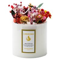 Buy cheap Personalized Luxury Scented Candle Craft Candle With Dried Flowers And Soy Scent product