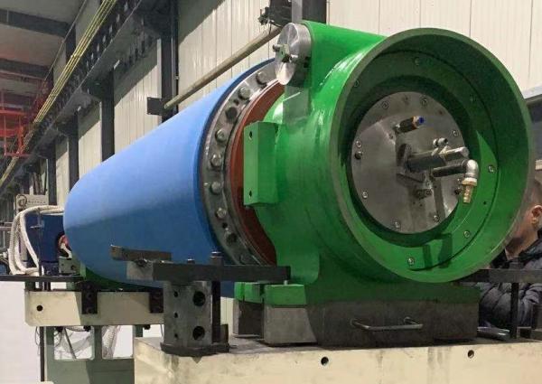 Quality 50KN/M Stainless Steel Body Rubber Covered Vacuum Press Roll in paper machine press part for sale