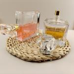 Clear Frosted Flat Square Empty Glass Perfume Bottle 15ml 30ml 50ml 60ml with