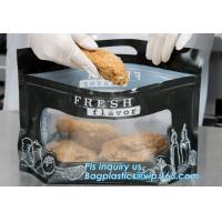 Buy cheap Barrier, Moisture Proof, Kraft Rotisserie Chicken Bags Hot Meal Packaging Deli product