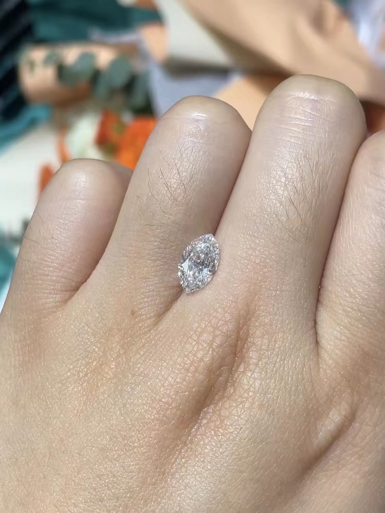 Synthetic Lab Grown CVD Loose Diamond Marquise Shape With IGI Certification