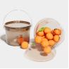 Buy cheap Plastic Food Storage Buckets With Lids 300ml 500ml 1L 2L Food Grade Transparent Bucket For Fruit from wholesalers