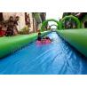 Buy cheap Double Lane Inflatable Slip N Slide 100m Long For Kids N Adults from wholesalers
