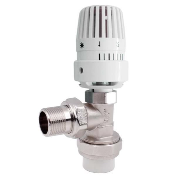 Buy cheap automatic brass temperature control valve elbow with PPR from wholesalers