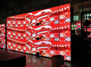 Wholesale P4 Indoor LED Video Screen , Indoor Advertising LED Display Screen Fixed Install 2000 Nits from china suppliers