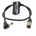 4 Pin Hirose Male to Right Angle DC Jack Power Cable for Sound Devices 633/644