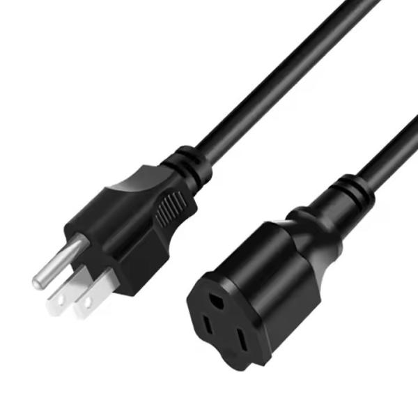 Quality 3 Pin Power Cords Extension Cords Ac Cable With Plug for sale