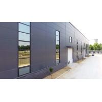 Buy cheap Sand Blasting Steel Frame Industrial Garage With Aluminium Glass Sliding Windows product