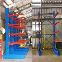 Buy cheap Sgs Timber Storage Racking Systems 4.5T Cantilever Rack Shelf product