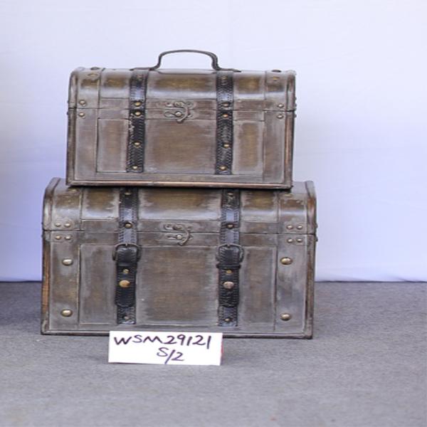 Buy cheap SENMIN L36x27x28 Reclaimed Wood Storage Trunk from wholesalers
