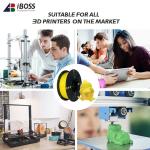 1.75mm Yellow PLA 3D Printer Filament Net Weight 1kg Printing Temperature 170