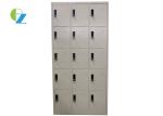 Buy cheap Customized Color 15 Door Steel Office Lockers , Metal Locker Cupboard from wholesalers