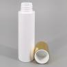 Buy cheap 60ml 70ml 80ml White PET Cosmetic Bottle Luxury Gold Screw Cap Cylindrical Plastic Bottle Lotion Cream Makeup Bottle from wholesalers